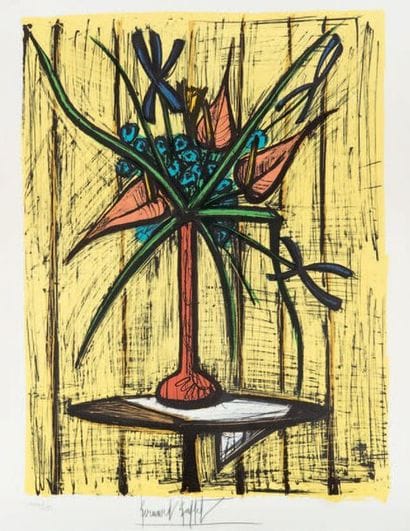 Bernard BUFFET (1928-1999)
Bouquet of anthurium...