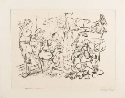 George GROSZ (1893-1959)
The End of a perfect...