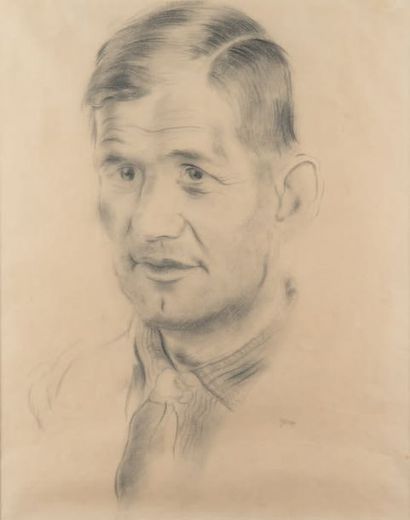 George GROSZ (1893-1959)
Tête d'homme
Dessin...