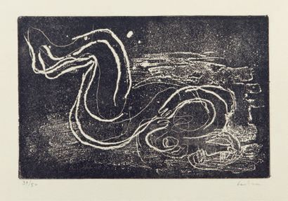 Jean FAUTRIER (1898-1964)
Femme étendue III....