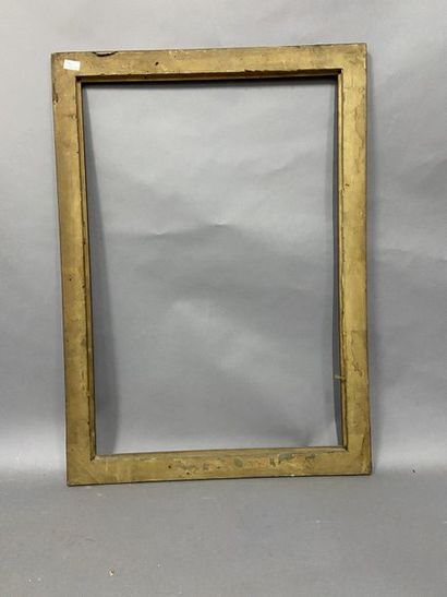 Grande baguette en bois et placage de palissandre...