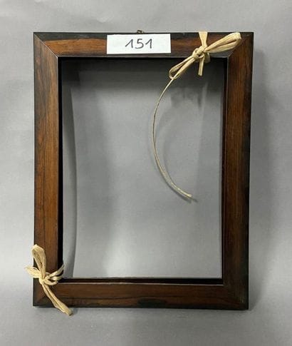 Set of two upside-down profile strips of...