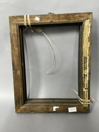 Set of two upside-down profile strips of...