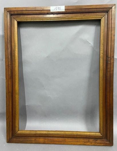 Moulded natural wood frame

19th century...