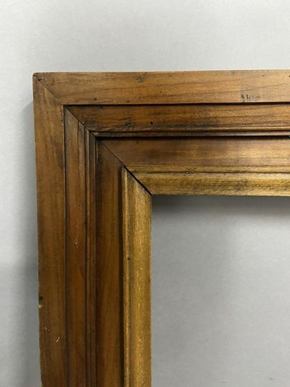 Moulded natural wood frame

19th century...