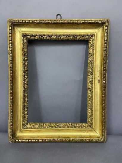 Cadre en bois, sculpté et doré

Piémont,...