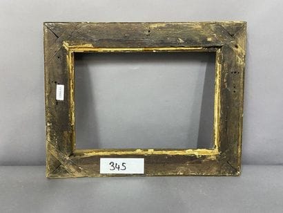 Cadre en chêne sculpté et doré dit ''à pastel''

France,...