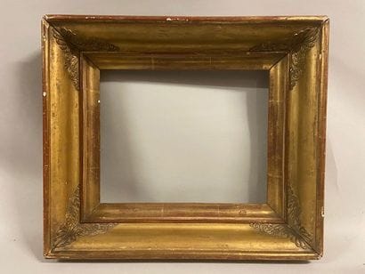 Wooden frame and gilded paste called 