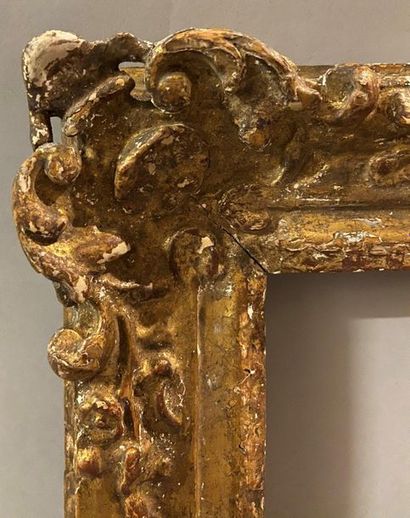 Carved and gilded wood frame

England, 18th...