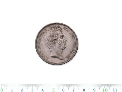 LOUIS PHILIPPE (1830-1848)
5 francs, edge...