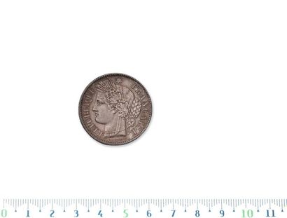 SECOND REPUBLIC (1848-1852)
2 francs Ceres....