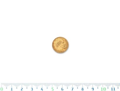 5 gold francs, small module. 1854. Paris....