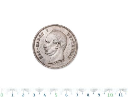 Five francs. 1874. Mac Mahon. Essay Legion...