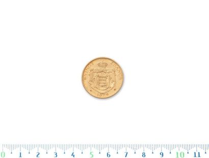 MONACO
Charles III (1856-1889)
20 gold francs....