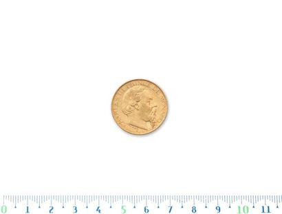 MONACO
Charles III (1856-1889)
20 gold francs....