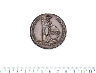 Canton of Lucerne
4 franken. 1814. kM. 109....