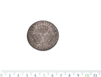 Half ecu to the three crowns. 1710. Paris.
D....