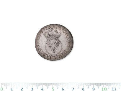 Half Virgadine ecu. 1716. Paris. Ref.
D....