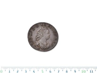Half Virgadine ecu. 1716. Paris. Ref.
D....