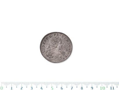Small silver louis with the reverse of a...