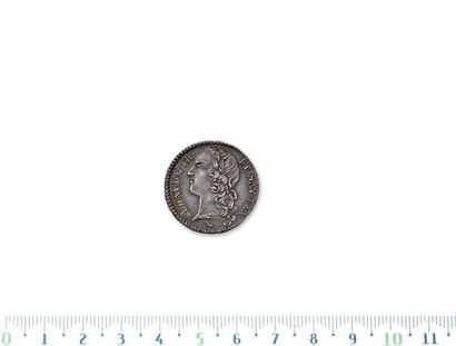 Tenth of an ecu to the headband. 1741. Bourges.
D....