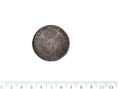 Half shield with olive branches. 1789. Paris.
D....