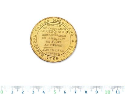 REVOLUTIONARY PERIOD
Monneron of five sols...