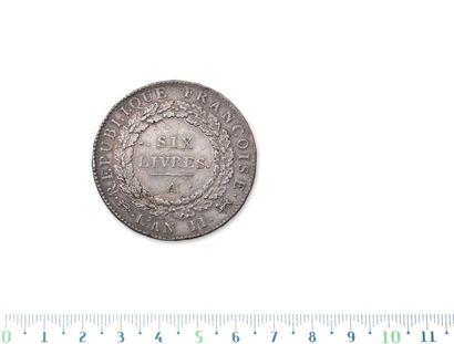 6-pound ecu. 1793. Paris. G. 58. APC
