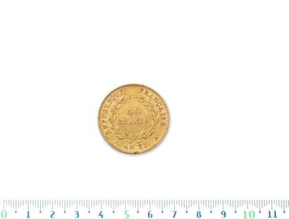 CONSULAT (1799-1804)
40 gold francs. Year...