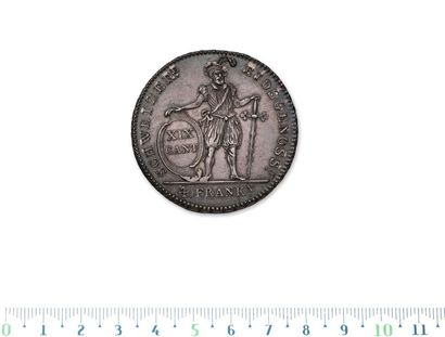 Canton of Fribourg
4 franken. 1813.
L.M.N....
