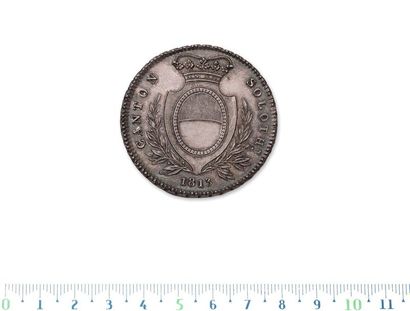 Canton of Solothurn
4 franken. 1813. Solothurn.
L.M.N....