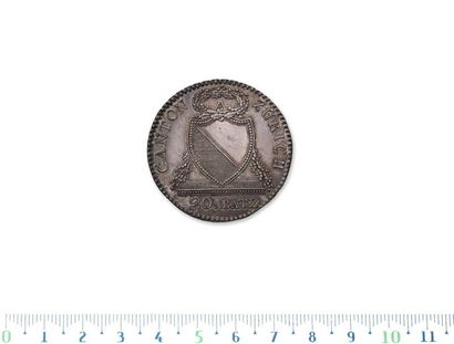 20 batzen, first guy. 1813. Zurich.
L.M.N....
