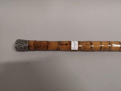 Strong cane system at ¼ tower, silver pommel,...