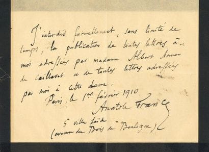 Anatole France (1844-1924).
4 L. A. S. and...