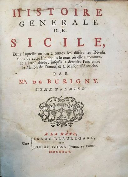 BURIGNY (Jean Lévesque de).
Histoire generale...