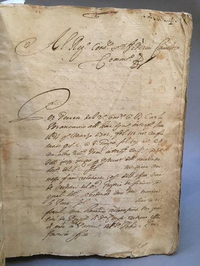 [MANUSCRIT].Manuscrit du début du XVIIIe...