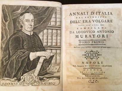 MURATORI (Lodovico Antonio).
• Annali d'Italia...