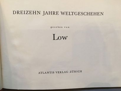 [ALLEMAGNE NAZIE / CARICATURE]. LOW (David).
Dreizehn...