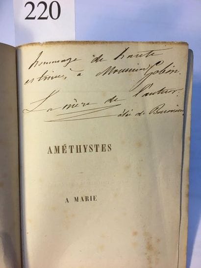 BANVILLE (Théodore de).
Améthystes. Nouvelles...