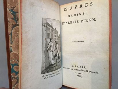 [CURIOSA]. PIRON (Alexis).
OEuvres badines....