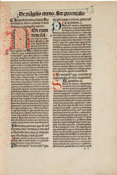 [BERNARDIN de SIENNE (saint)].
 Sermones...