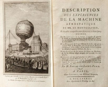 [AÉROSTATION]. FAUJAS de SAINT-FOND (Barthélemy).
Description...