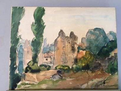 [POITOU]. BERJONNEAU (Jehan).
Landscapes...