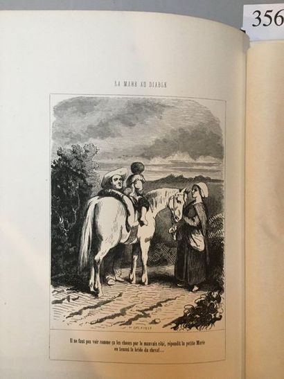 SAND (George).
Country novels. Paris, L....