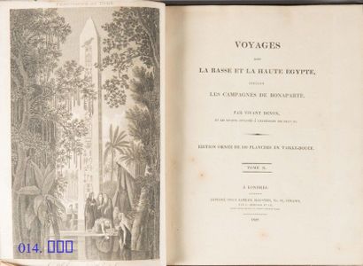 [VOYAGES]. DENON (Dominique Vivant).
Voyages...