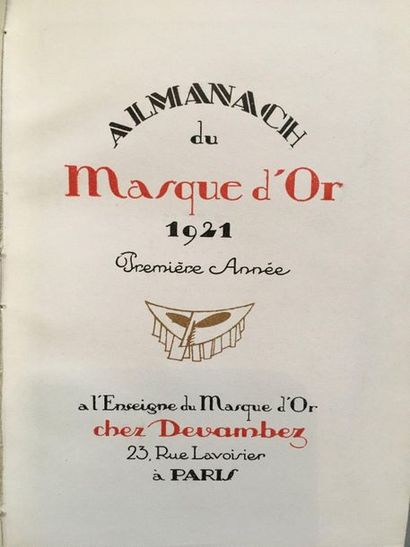 [ALMANACH du MASQUE d'OR].Almanach du masque...