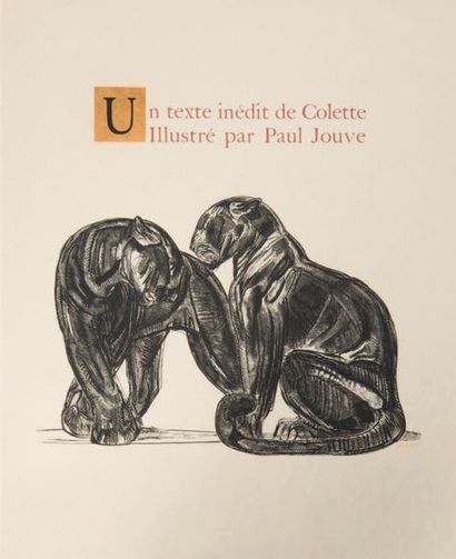 COLETTE.
Paradis terrestres. Lausanne, Gonin...