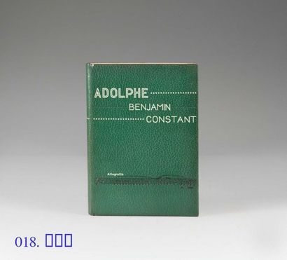 CONSTANT (Benjamin).
Adolphe. Paris, Le Livre...