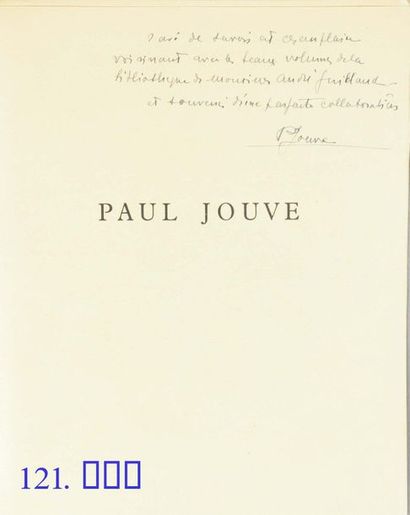 [JOUVE]. TERRASSE (Charles).
Paul Jouve....
