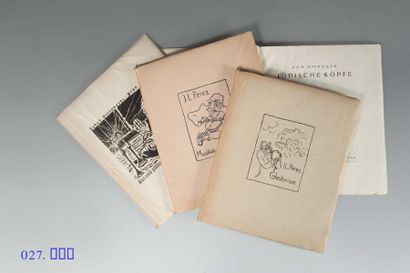 [JUDAÏCA]. • GORELIK (Sch.).
Jüdische Köpfe....